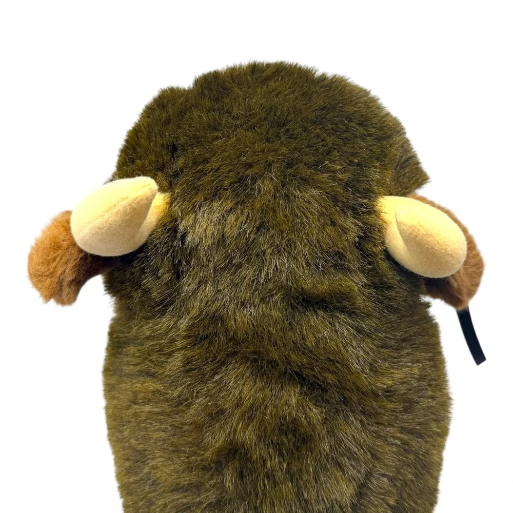 Vintage 1994 Giant Star Yellowstone Park Buffalo Plush Stuffed Animal Bison Tag